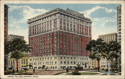 Hotel Tuller Detroit, MI Postcard Postcard