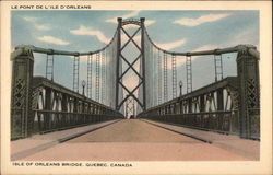 Isle of Orleans Bridge Postcard