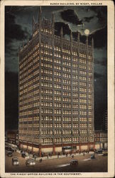 Busch Building, By Night Postcard