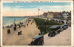 Bird's Eye View of Boardwalk Postcard