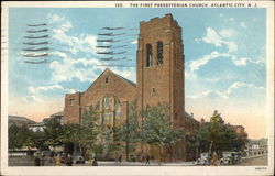 The First Presbyterian Church Postcard