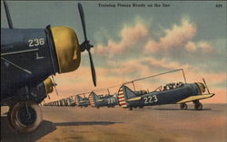 Training Planes Ready on the line Training Planes Ready on the line