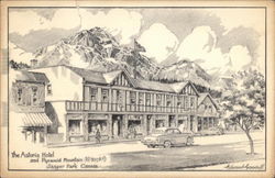 The Astoria Hotel and Pyramid Mountain Jasper Park, AB Canada Alberta Postcard Postcard