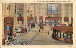 Grand Lobby, The Union Station Postcard