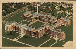 University of Kansas Hospitals Kansas City, KS Postcard Postcard