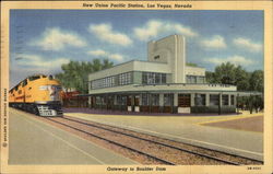 New Union Pacific Station, Gateway to Boulder Dam Postcard