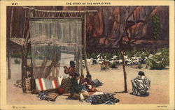 The Story of the Navajo Rug Postcard