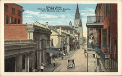 Chartres Street, View in the Old French Quarter Postcard