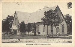 Episcopal Church Bluffton, SC Postcard Postcard