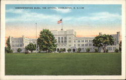 Administration Building, The Citadel Postcard