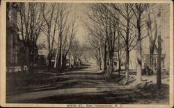 Main Street, New Germantown Oldwick, NJ Postcard Postcard