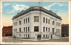 City Hall Cumberland, MD Postcard Postcard