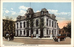 Washington County Court House Hagerstown, MD Postcard Postcard