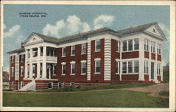 Miners Hospital Frostburg, MD Postcard Postcard