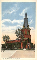 St. Annes Church Annapolis, MD Postcard Postcard