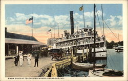 Emma Giles at Tolchester Wharf Annapolis, MD Postcard Postcard