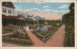 Geo. Eastman's Gardens Postcard