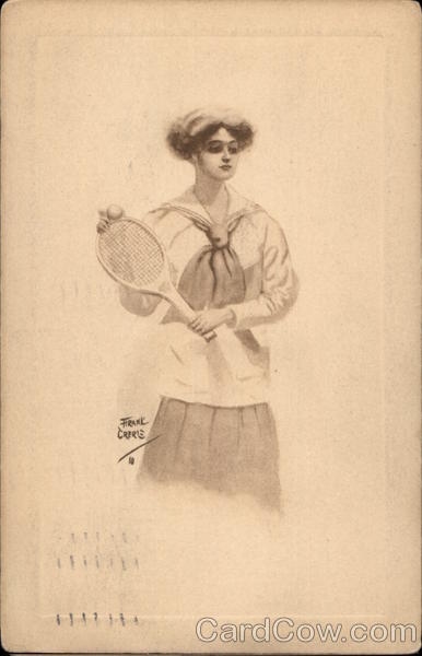 Woman in Tennis Garb