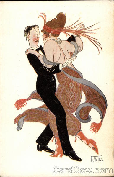 Man and Woman Dancing A. Vallee