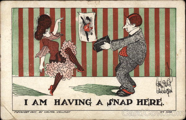 Can Can Girl Risque & Nude