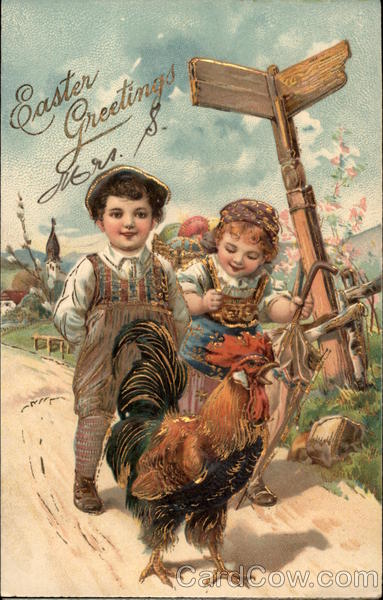 Easter Greetings With Children