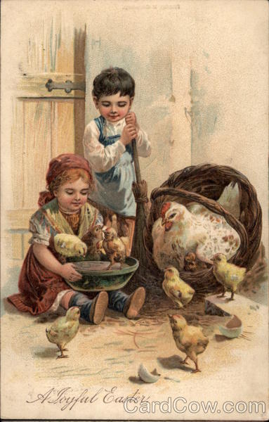 A Joyful Easter With Chicks