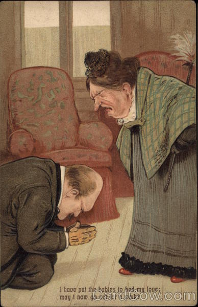 Husband Begging From Wife Comic