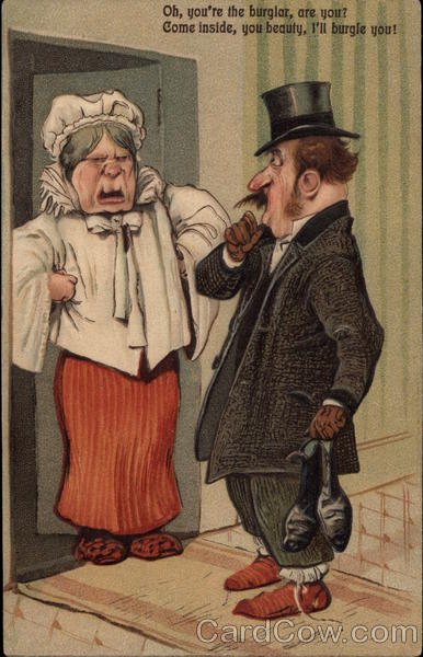 Oh, You're the Burglar, Are You? Comic, Funny