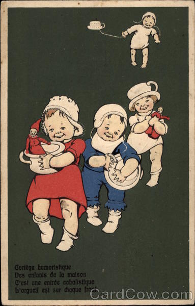 Children with Their Dolls