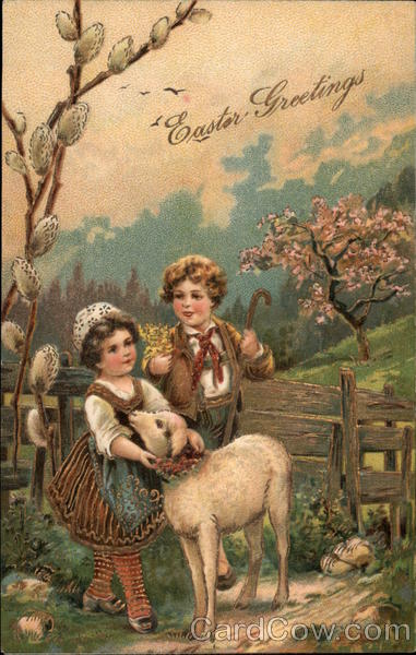 Easter Greetings With Children