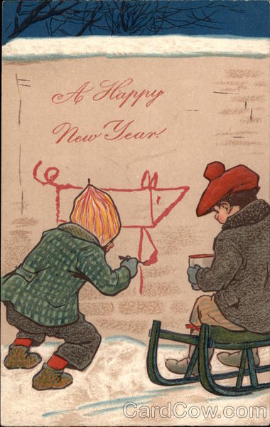 Two Children Painting Graffiti on a Wall