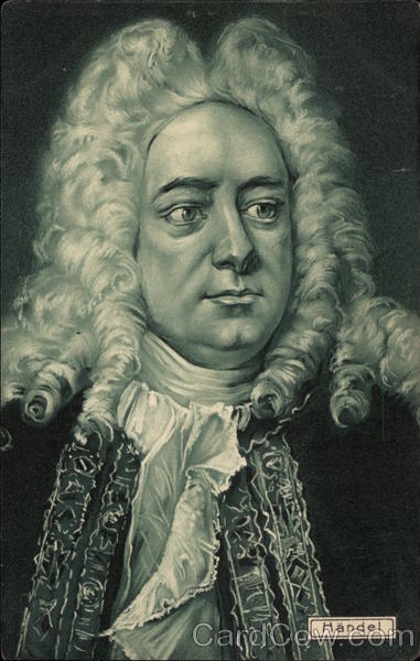 Portrait of Composer Handel Music