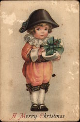 A Merry Christmas Children Postcard Postcard