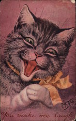 You Make Me Laugh Cats Postcard Postcard