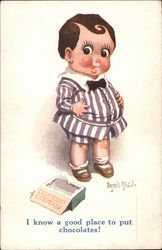 I Know a Good Place to Put Chocolates! Postcard