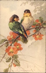Two Birds on a Branch Postcard