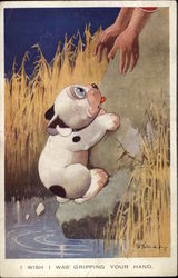 I Wish I Was Gripping Your Hand Postcard