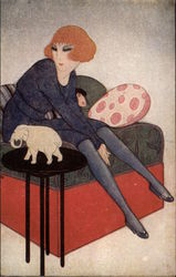 Femmes Modernes Postcard