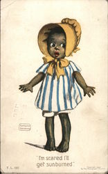 I'm scared I'll get sunburned Postcard