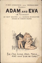 Adam and Eva - A Comedy Postcard