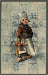 Dutch Girl with Basket of Poppies Dutch Girl with Basket of Poppies