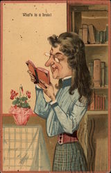 What's in a Brain! Postcard