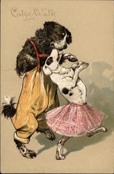 Cake-walk Dogs Postcard Postcard