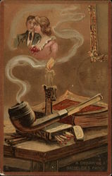 A Dream of a Bachelor's Fancy Postcard