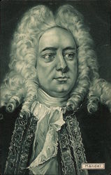 Portrait of Composer Handel Postcard