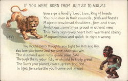 Leo Postcard