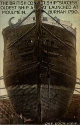 The British Convict Ship "Success" Postcard