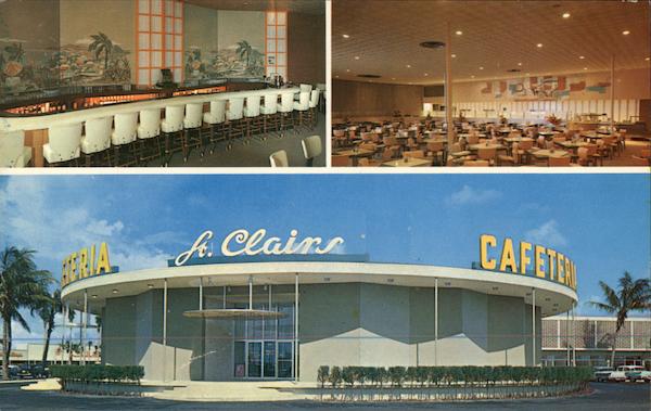 St. Clairs Cafeteria and Cocktail Lounge Pompano Beach Florida