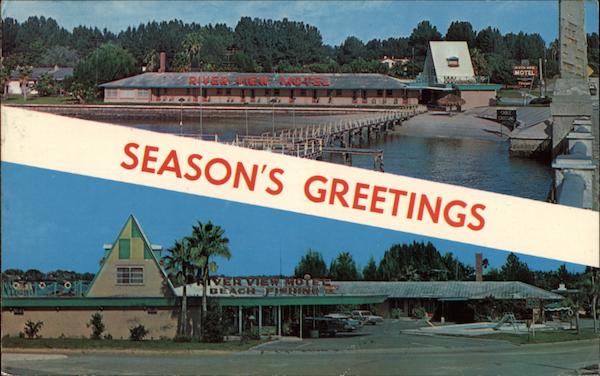 Season's Greetings From River View Resort Motel St. Augustine Florida