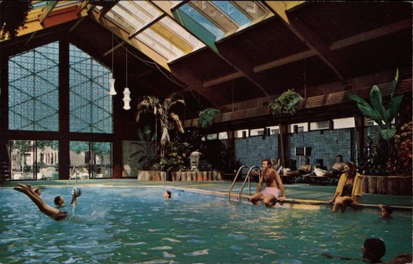 Tropical Pool, The Curtis Hotel and Motor Lodge Minneapolis Minnesota